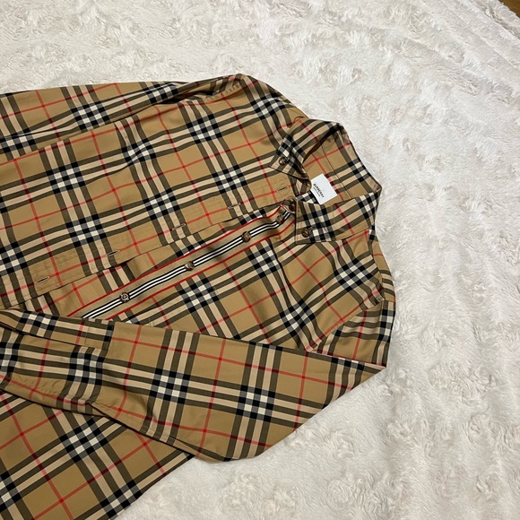 WOMENS BUTTON UP VINTAGE CHECK LONG SLEEVE SHIRT SIZE 4 - Picture 2 of 8